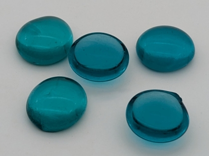 Preview: Glasnuggets blau-grün transparent 15-17 mm/1 kg